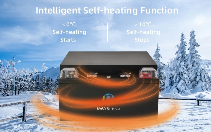 Laatste bedrijfsblogs Zelfverwarmende LiFePO4-batterij voor winteropladen