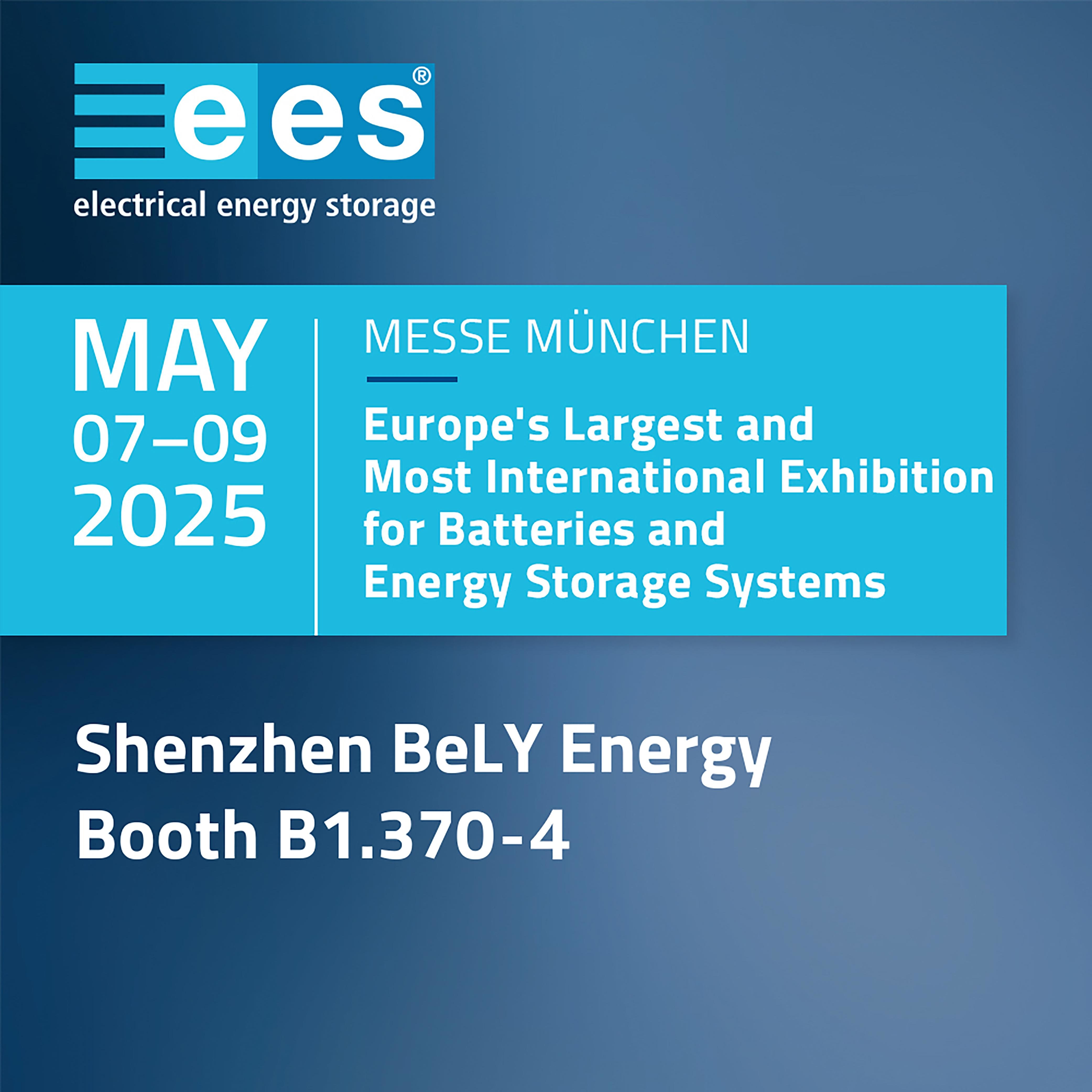Laatste bedrijfsblogs Welkom bij BeLY Energy op The smarter E Europe 2025