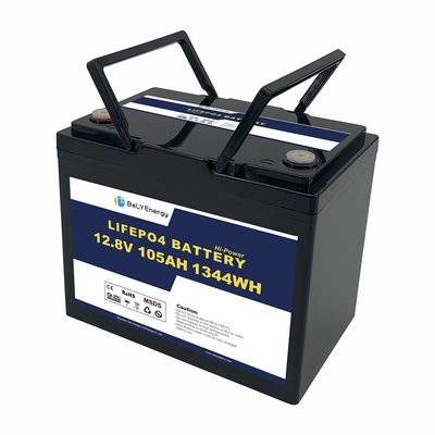 kopen Oplaadbare 105AH 12V LiFePo4 batterij diepe cyclus voor zonne-energiesysteem UPS online manufacture
