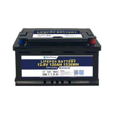 kopen Lange levensduur LiFePO4 Lithium Bluetooth-batterij SAE-terminaltype Breed temperatuurbereik online manufacture