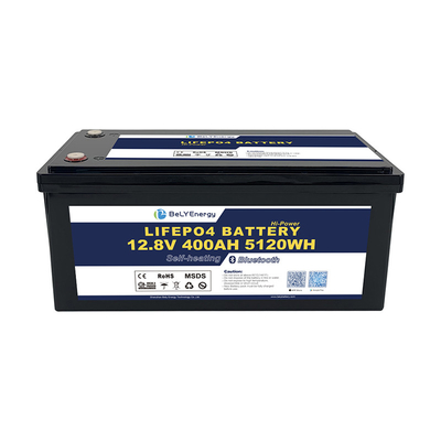 kopen IP65 Gehalte 12,8V Lithium RV-batterij 400Ah M8 Terminal lage zelfontlading 3% per maand online manufacture