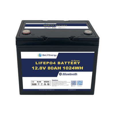kopen Energie LiFePO4 Lithiumbatterij 12V80Ah Overspanningsbescherming 14,6V online manufacture