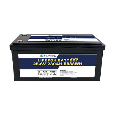 kopen IP65 waterdicht hoge prestaties 24V 230Ah LiFePO4-batterij met M8-terminal voor zeeschepen online manufacture