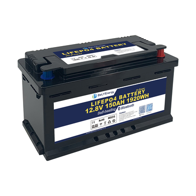 kopen 12V 150AH LiFePO4 Lithiumbatterij met BT en zelfverwarming voor energieopslag online manufacture