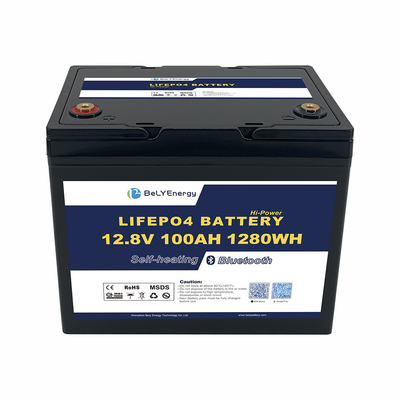 kopen Oplaadbare 12V100AH Li-batterij met BT en zelfverwarming online manufacture