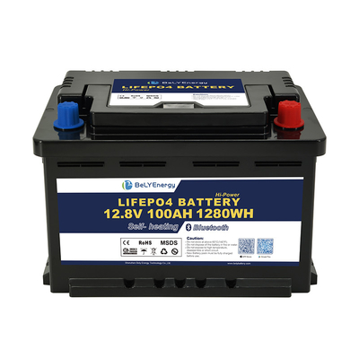 kopen Draagbare hoogwaardige aanpassing 3000 cycli LiFePO4 batterij 12V100Ah Voor boot online manufacture