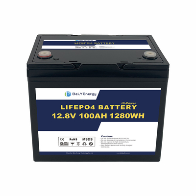 kopen 12V 100AH 1280Wh LiFePO4 lithium-ionbatterij met nieuwe prismatische cellen online manufacture