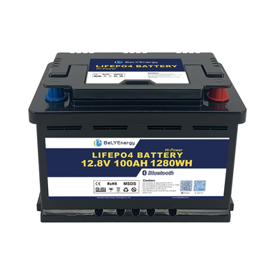kopen 12V 100Ah LiFePO4 batterij met UL1642 UN38.3 certificering en H6 DIN hoes online manufacture