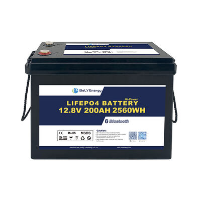kopen Maximale ontladingsstroom 200A 12V200AH LiFePo4 batterij Langdurig veilig batterijpakket ontworpen voor marine en RV stroomvoorziening online manufacture