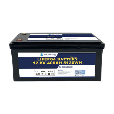 kopen Over Voltage Protection 14.6V 12V LiFePo4 Battery 400AH Nominal Capacity 200A Maximum Discharge Current Long Cycle Life online manufacture