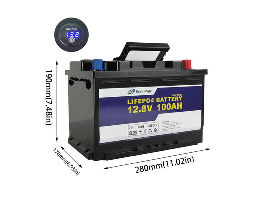 kopen Het Lithiumbatterij van de huis100ah 12V LiFePo4 Batterij voor Zonne-energieopslag online manufacture