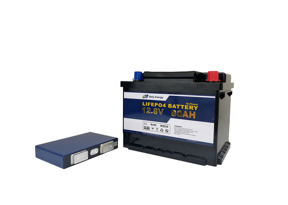 kopen Navulbare LiFePo4 12 Volt de Batterij van 80 Ampèreuur voor Zonnemachtssysteem online manufacture