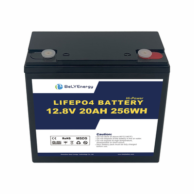 Bely Energy Meer dan 80% DoD 12V 20AH LiFePo4 batterij voor energieopslag / golfkarren