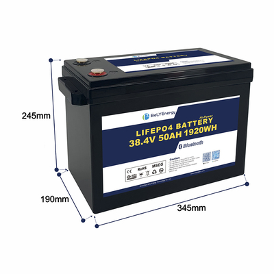 Bely 50AH 36V LiFePO4 batterij voor thuis Zonne-energie opslag systeem boten Onderzeeër
