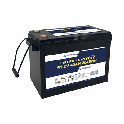 Bely Energy 5000 cycli 40AH 48V LiFePO4 batterij voor Yachit 100% DOD zonne-gebruik