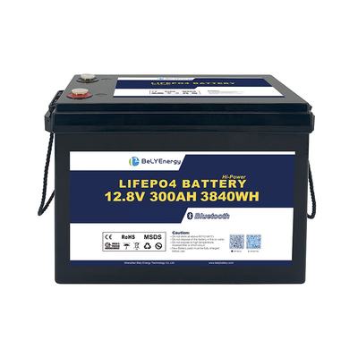 Compact ontwerp Breed werktemperatuurbereik Zonne-lithiumbatterie 12V 300Ah