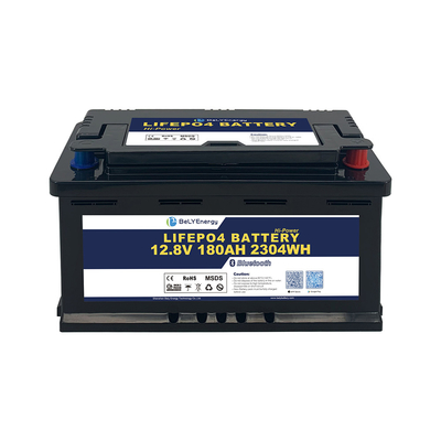H8 DIN hoes RV Caravan LiFePO4 Batterij 12V 180AH BT versie