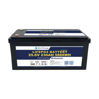 Hoge capaciteit oplaadbare 24V230AH LiFePO4 Lithiumbatterij met Smart BMS