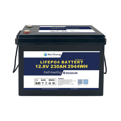 Veelzijdige toepassingen Compact ontwerp Stabiliteit 12V 230Ah LiFePo4 batterij voor camper marine