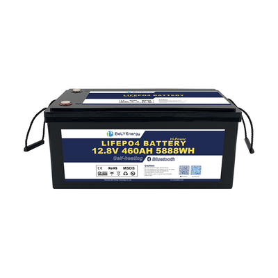 Hi Capaciteit 12V 460AH LiFePO4 Lithiumbatterij met 200A stroom BMS Met BT en zelfverwarming
