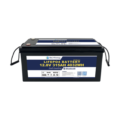 Diepe cyclus LiFePO4 batterij 12V 315AH met BT en interne verwarming voor energieopslag