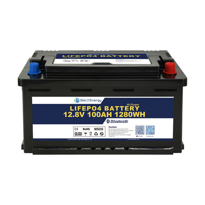 Cycles≥3000 At 25℃ 12V LiFePo4 Battery SAE M8 Terminal Type Power Solution For Marine And Recreational Vehicle Applications