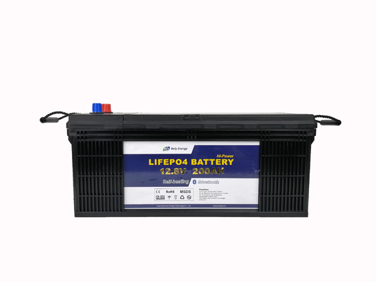 Bluetooth die Huis12v 200Ah UPS Batterij verwarmen 12 Voltbatterij voor Elektrische Autoped